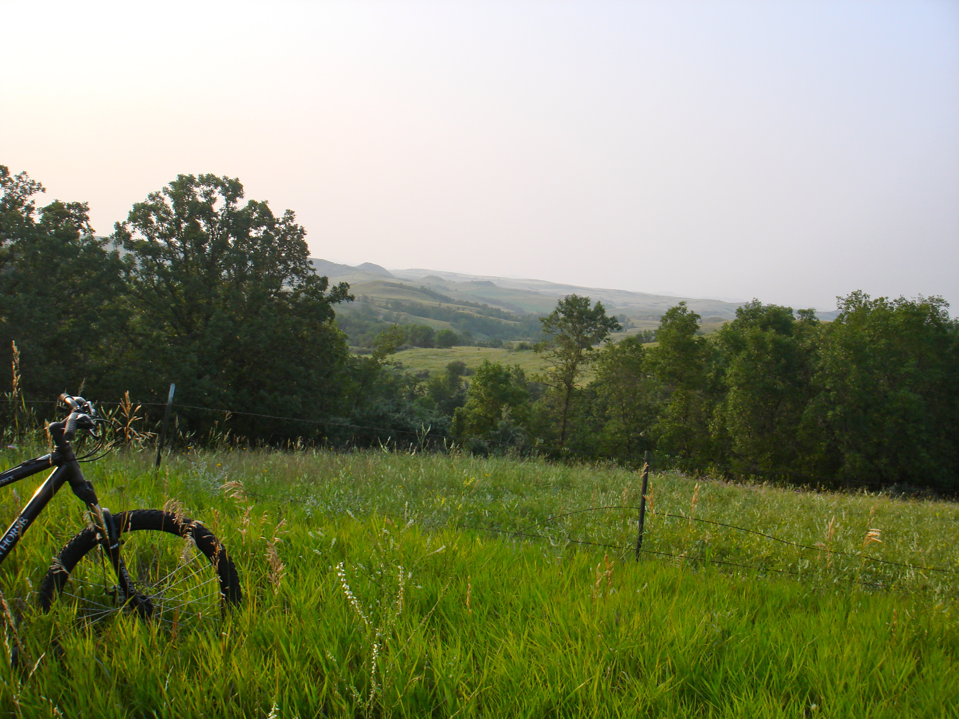 bike and beautiful scenery