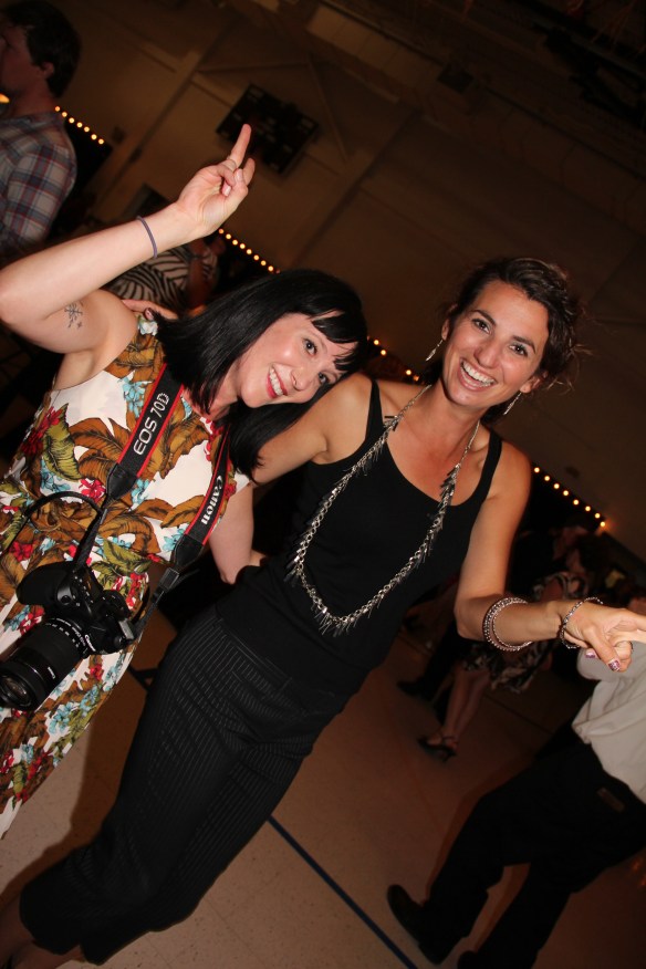 Here we are, demonstrating...