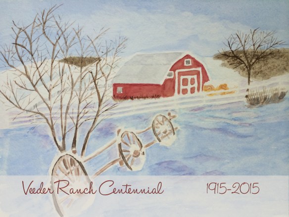 Veeder Ranch Centennial Card
